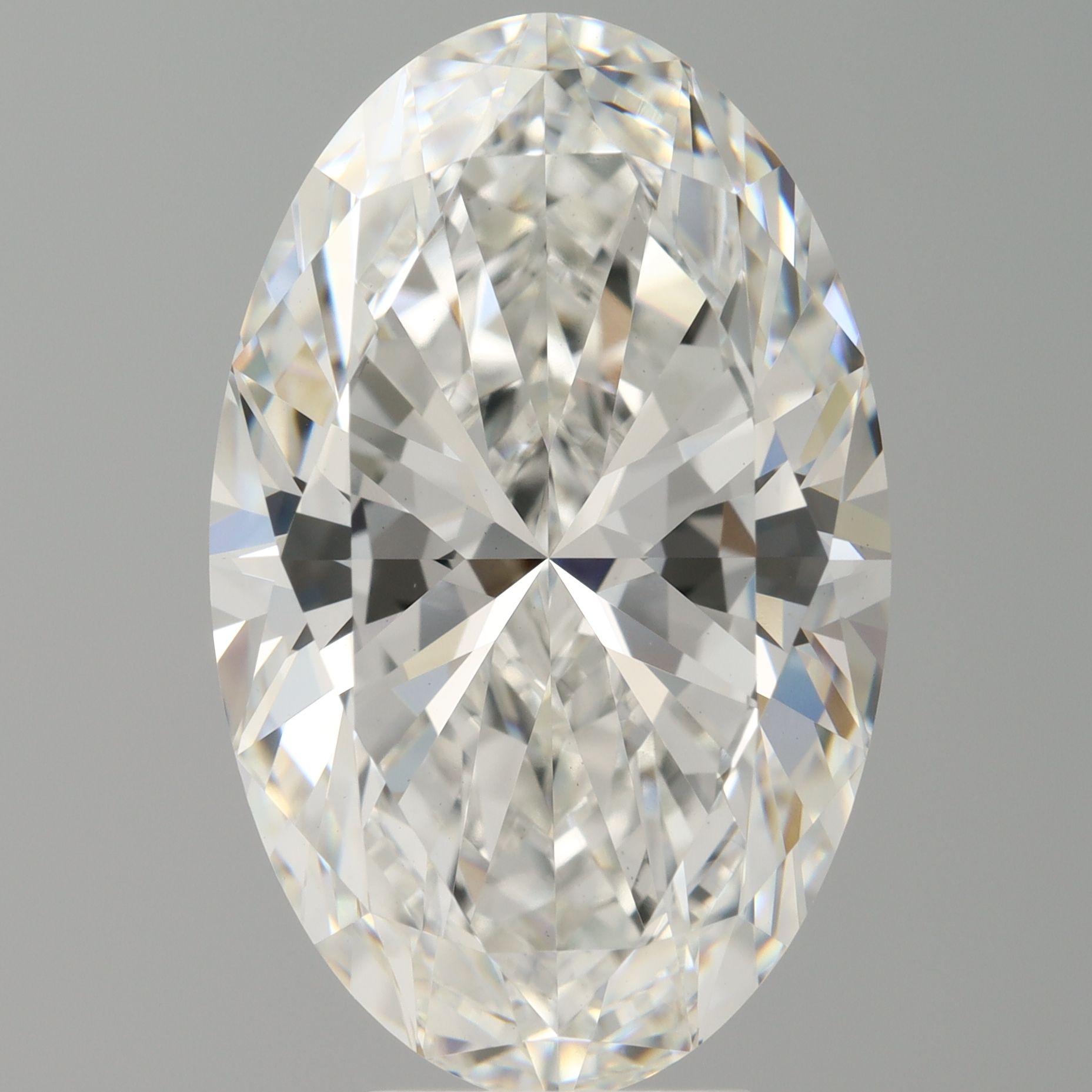 7.03 ct. oval Lab Grown Diamond front image