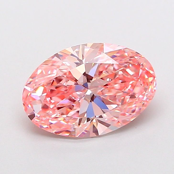 1.52 CT Fancy Vivid Pink OVAL