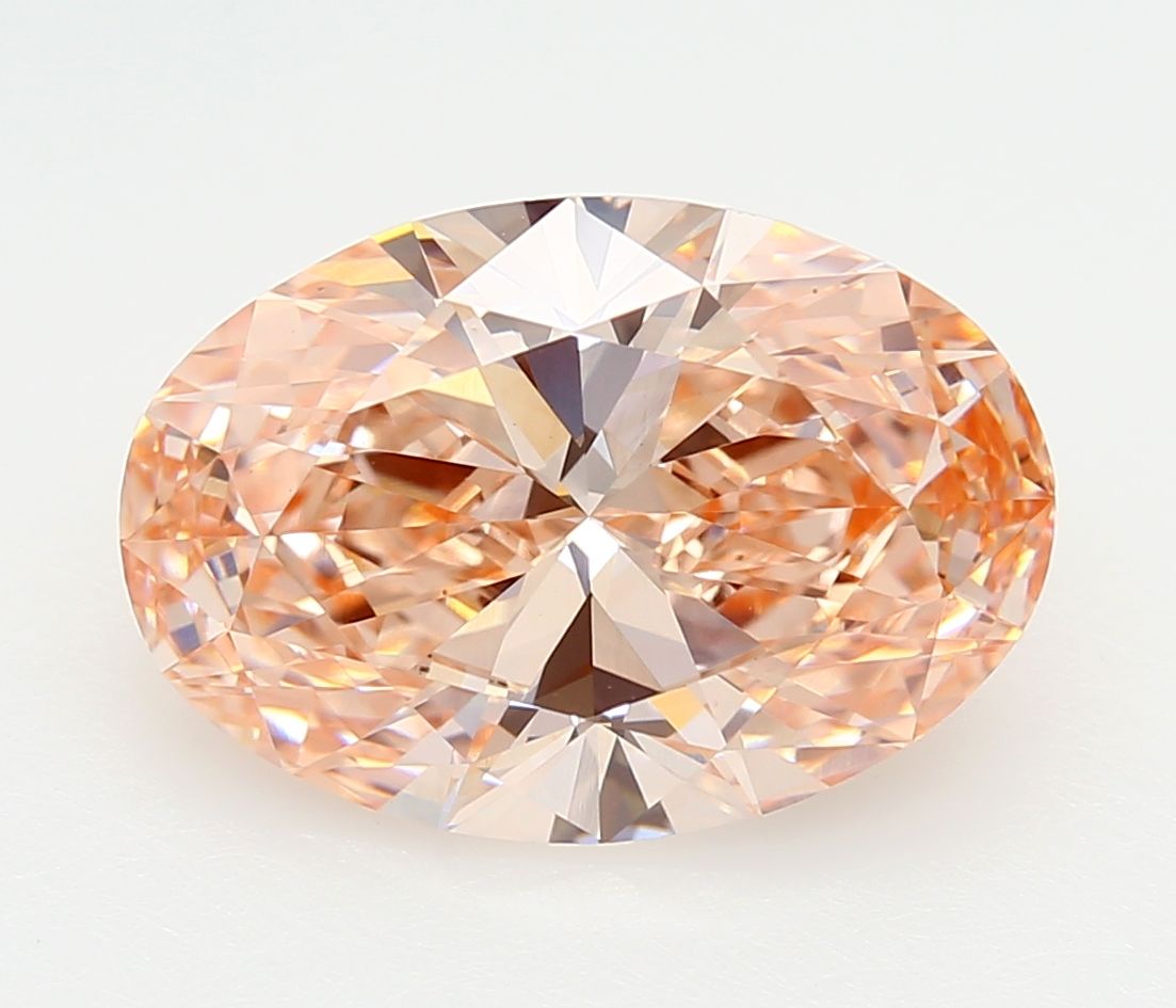 5.02 ct. oval Lab Grown Diamond front image