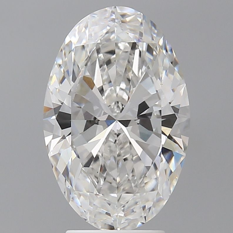 4.06 ct. oval Lab Grown Diamond front image