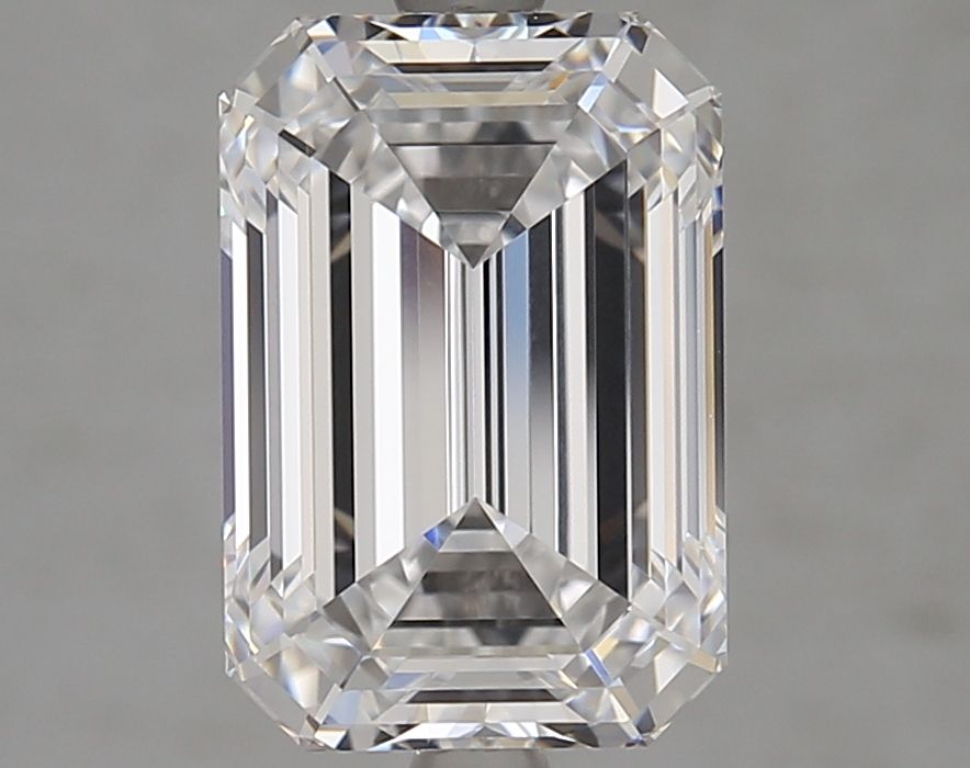 Diamant Émeraude 4.08 ct - Couleur D - Pureté VVS1