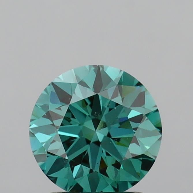 1.56 CT Fancy Vivid Green ROUND
