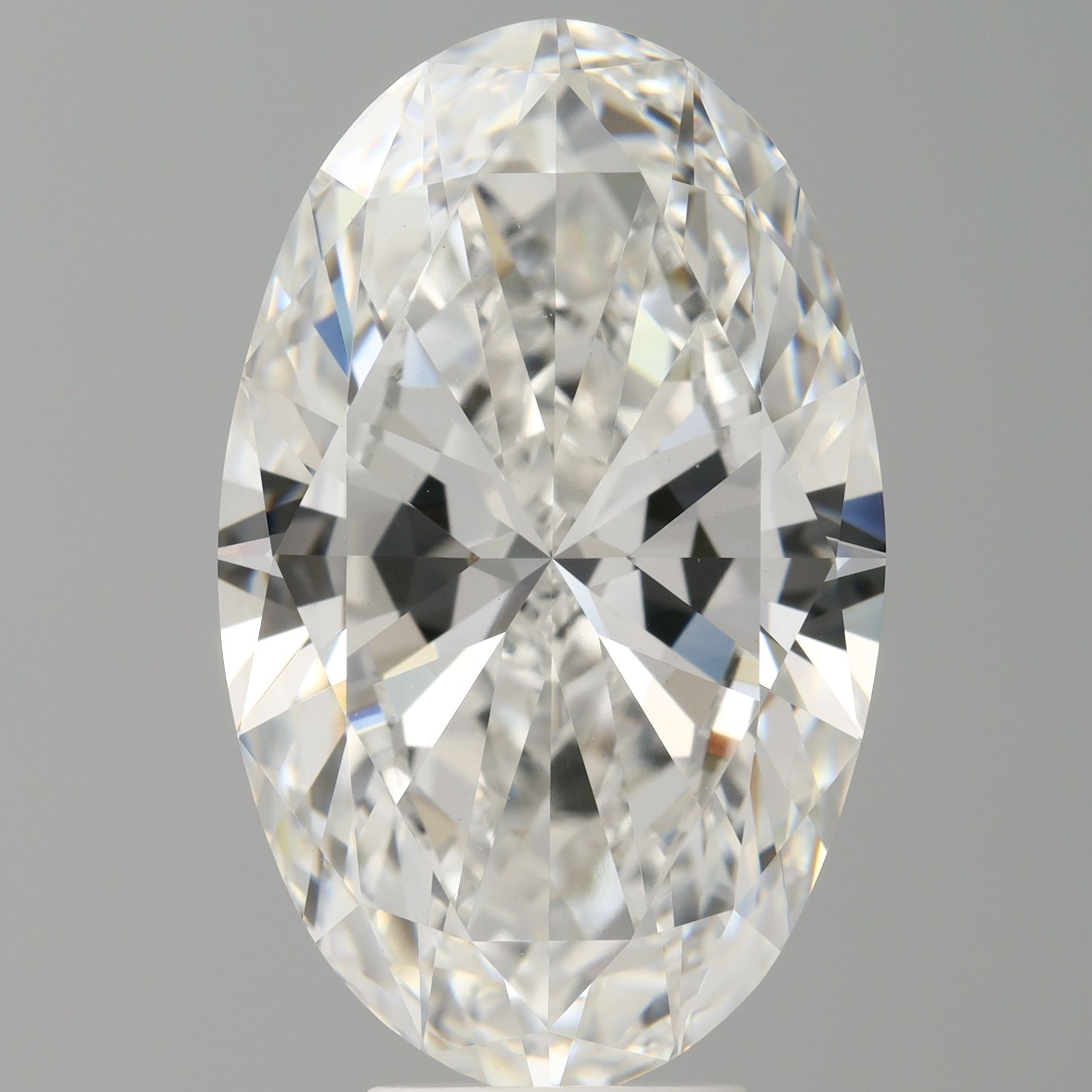 7.03 ct. oval Lab Grown Diamond front image