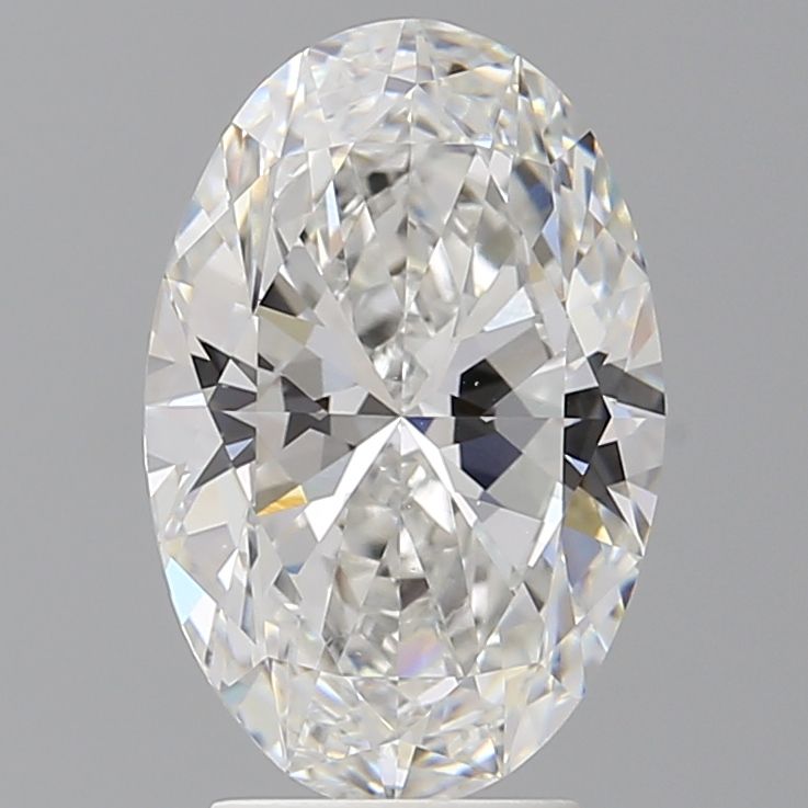 3.50 ct. oval Lab Grown Diamond front image