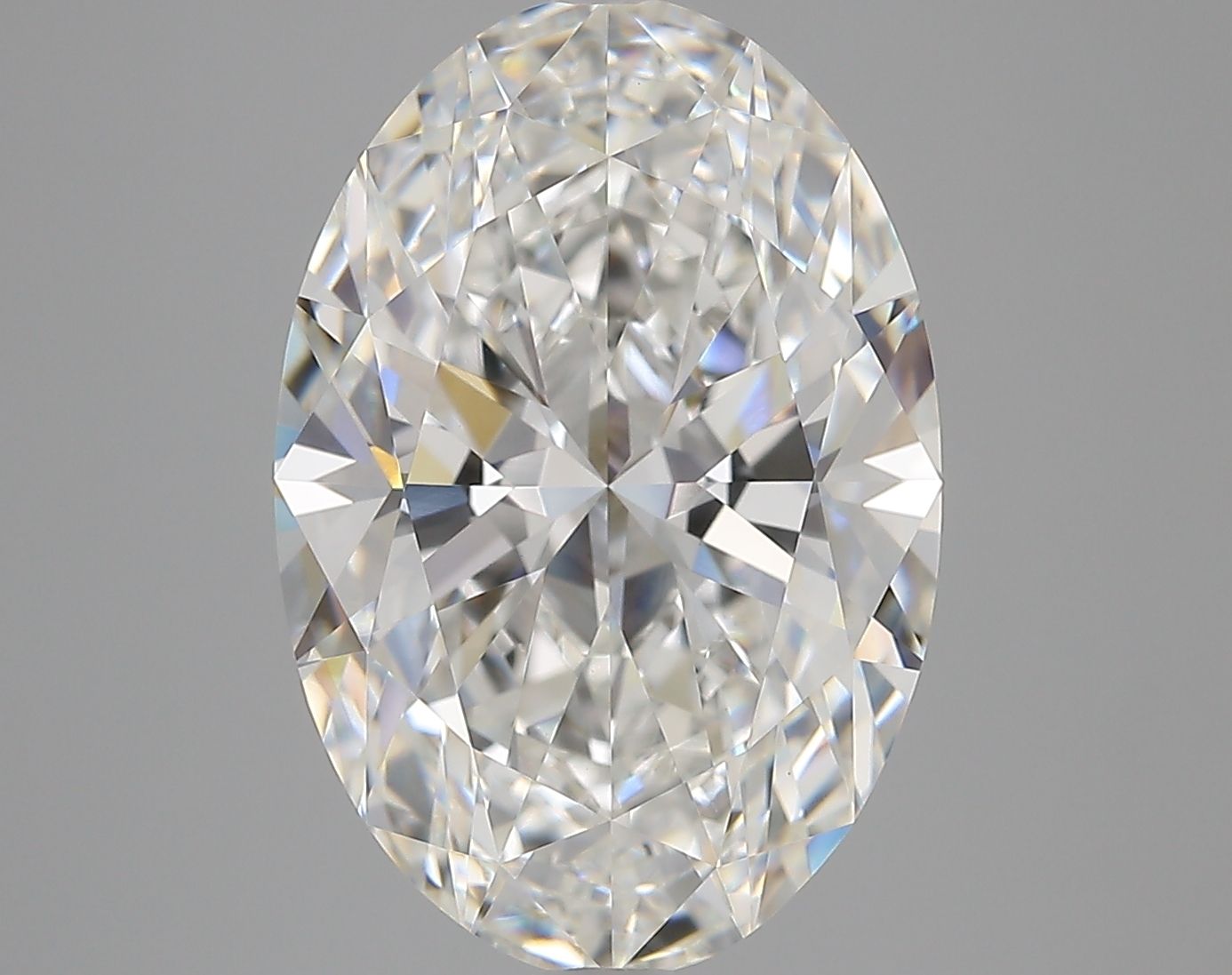 7.08 ct. oval Lab Grown Diamond front image
