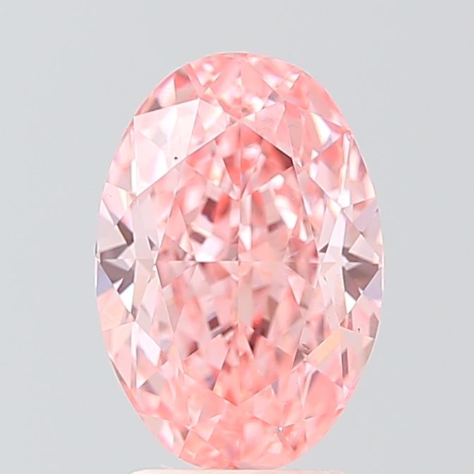 2.82 ct. oval Lab Grown Diamond front image