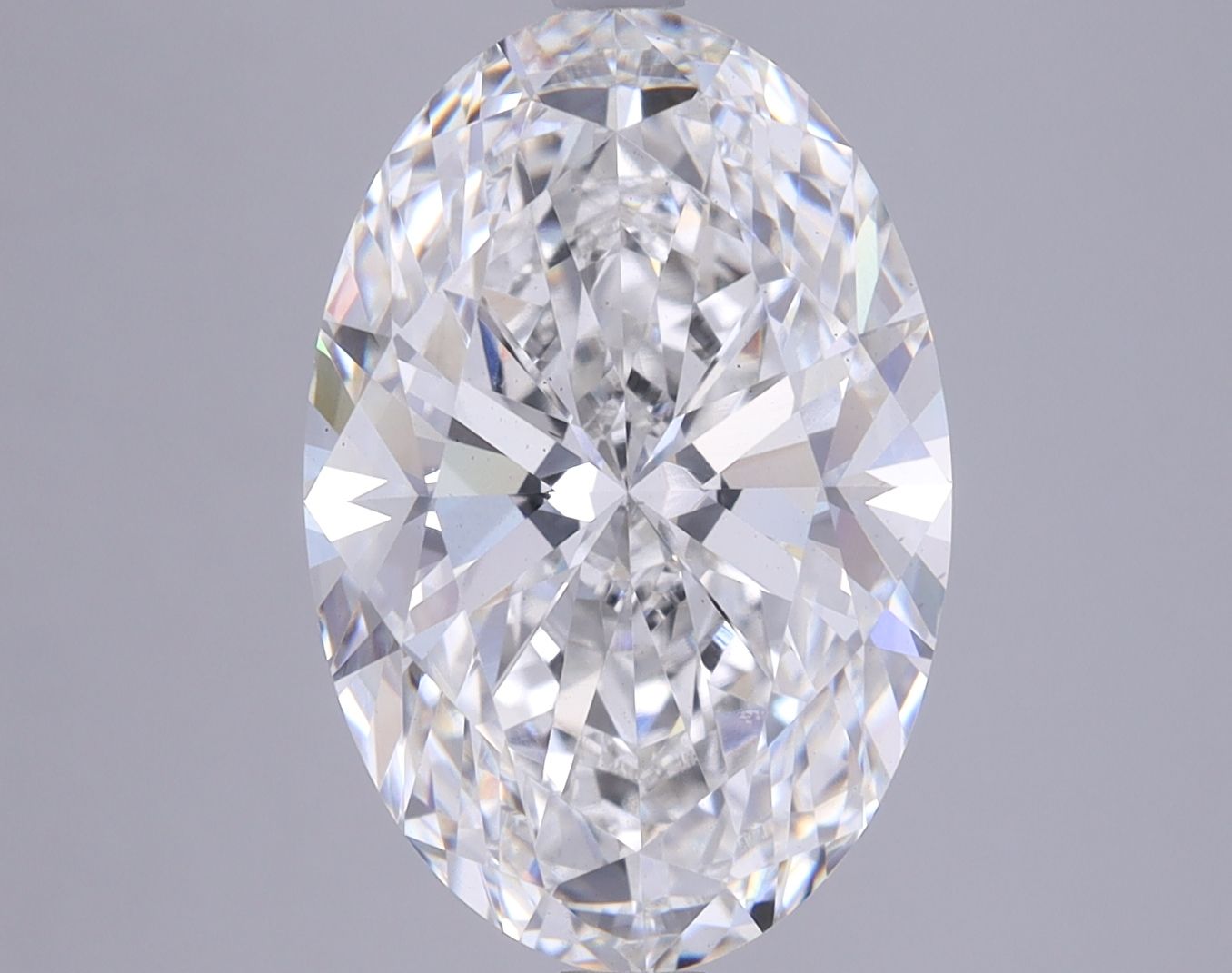 5.68 ct. oval Lab Grown Diamond front image