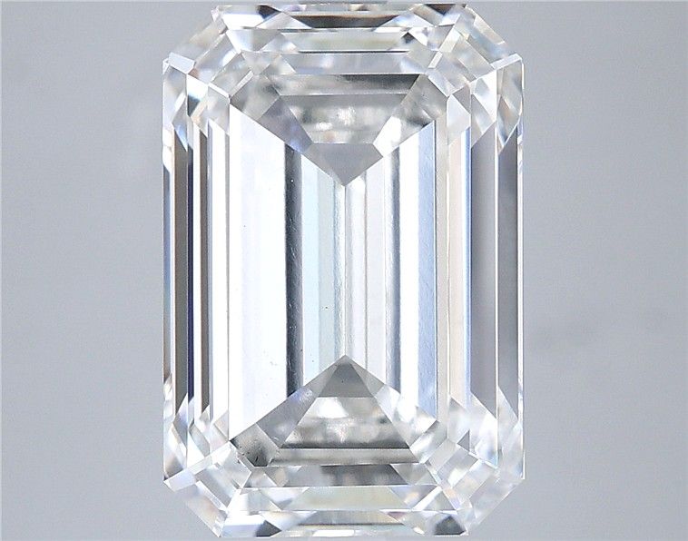6.78 ct. emerald Lab Grown Diamond front image
