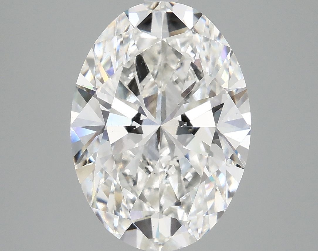 3.91 ct. oval Lab Grown Diamond front image