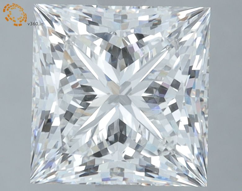 3.20 ct. princess Lab Grown Diamond front image