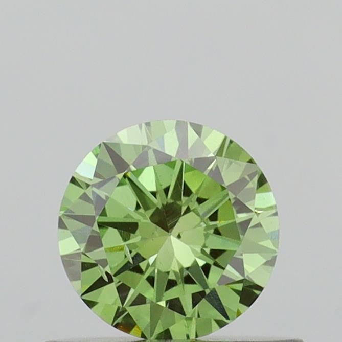 0.43 CT Fancy Vivid Green ROUND