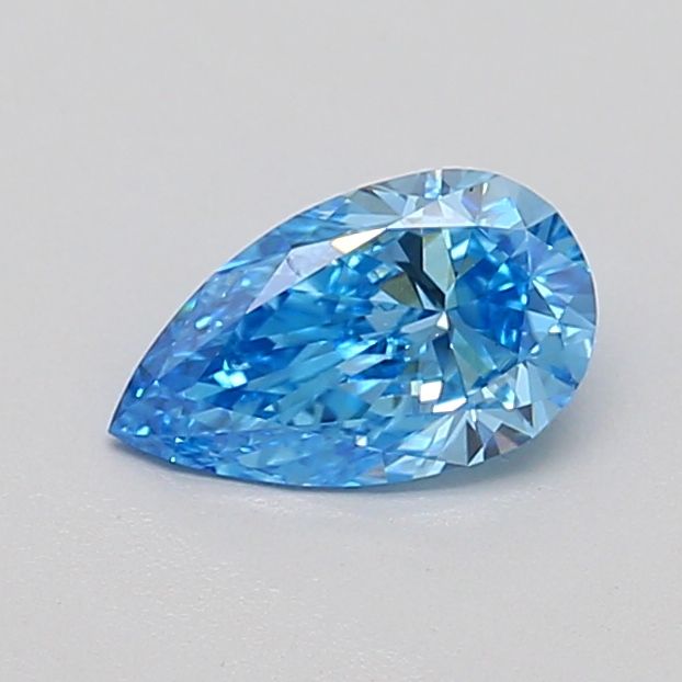 0.57 CT Fancy Vivid Blue PEAR