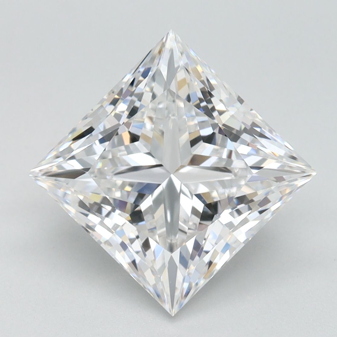 3.17 ct. princess Lab Grown Diamond front image