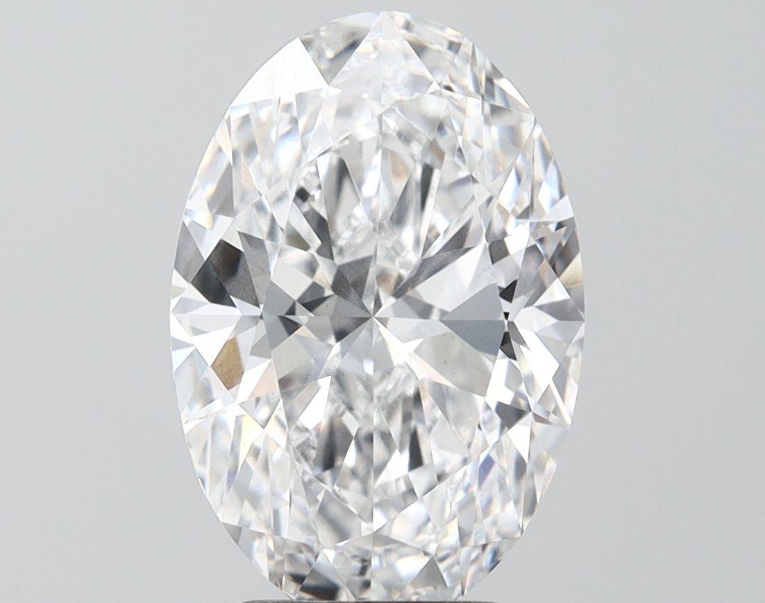 3.85 ct. oval Lab Grown Diamond front image