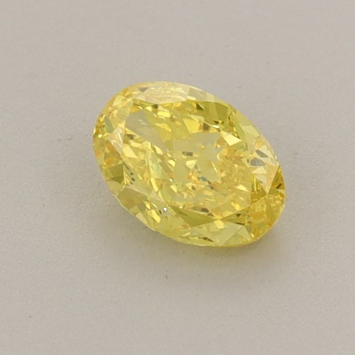 0.48 CT Fancy Vivid Yellow OVAL
