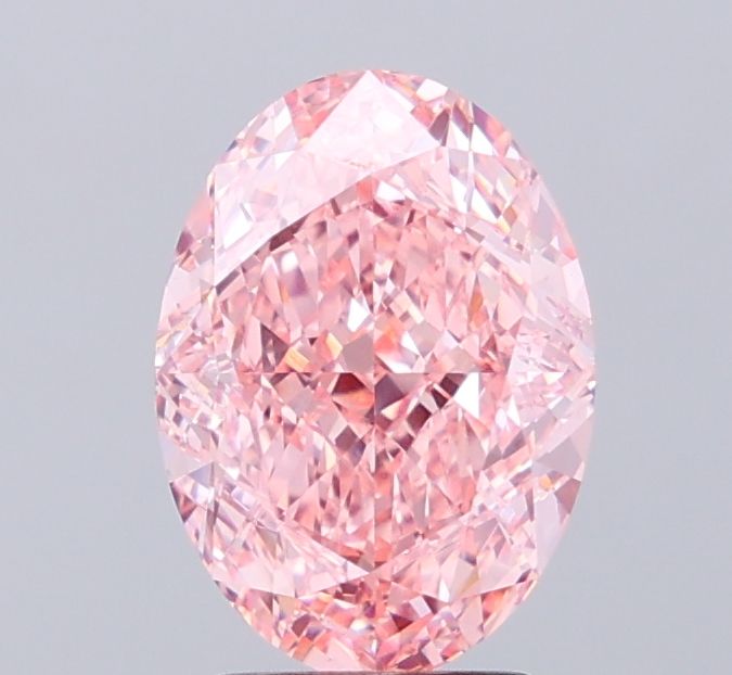 3.02 ct. oval Lab Grown Diamond front image