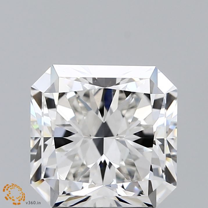 3.17 ct lab-grown Square radiant Diamond