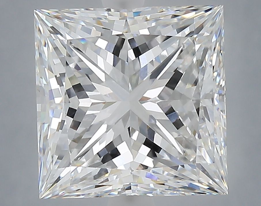 5.28 ct. princess Lab Grown Diamond front image