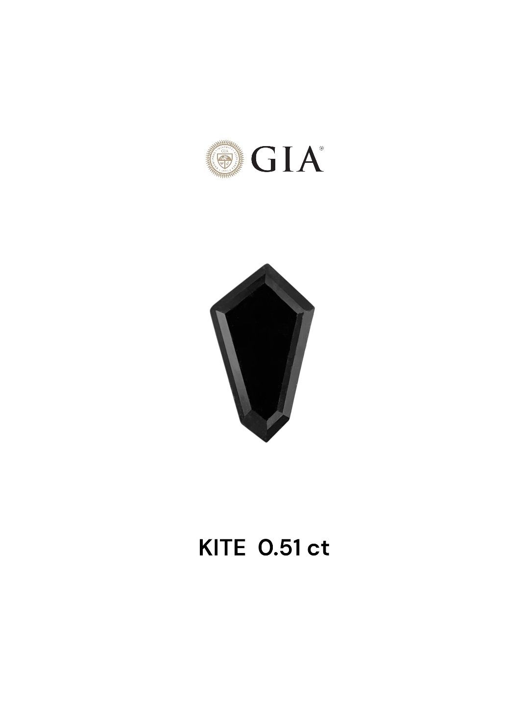 Diament 0.51 ct Fancy Black/VVS2
