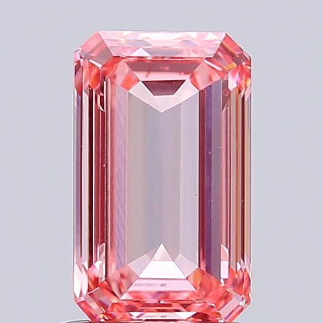 1.52 CT Fancy Vivid Pink EMERALD