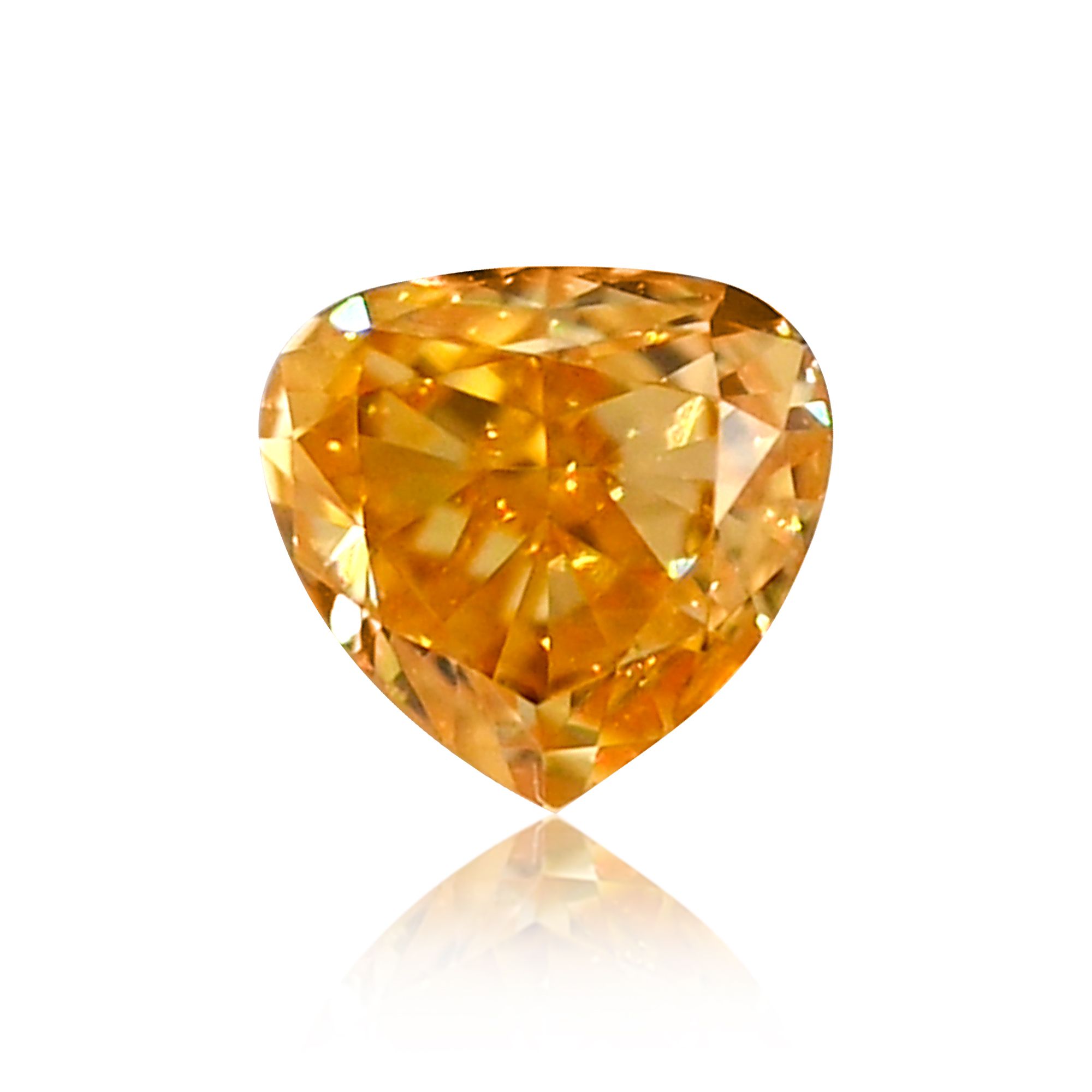 Diament 0.24 ct Fancy Vivid Orange Yellow/VS1