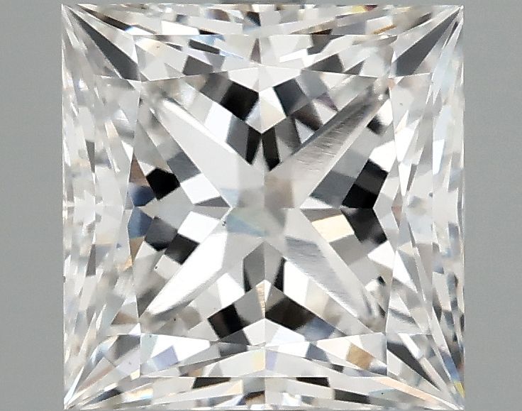 4.17 ct. princess Lab Grown Diamond front image