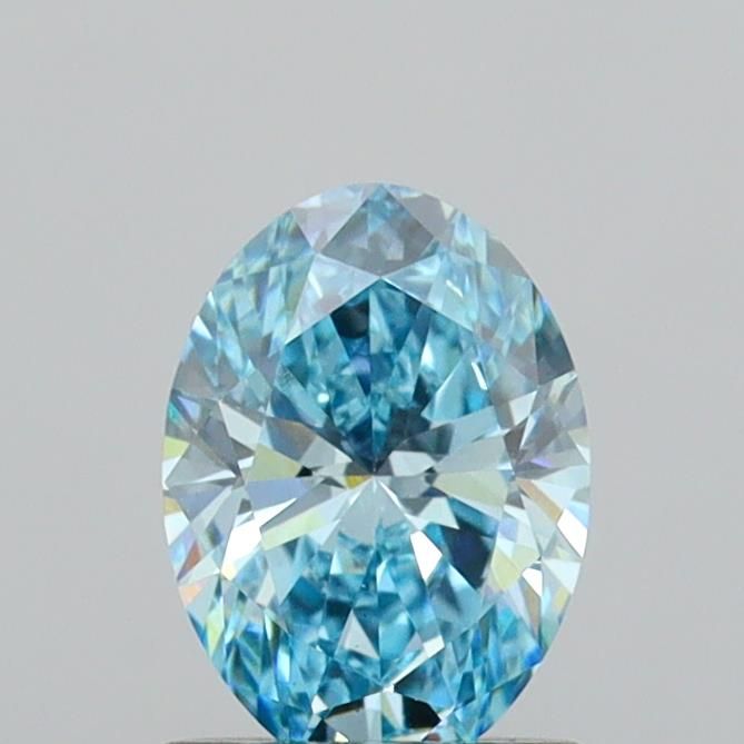 1.19 CT Fancy Vivid Blue OVAL
