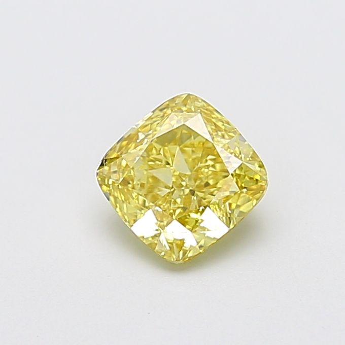 1.21 CT Fancy Intense Yellow CUSHION MODIFIED