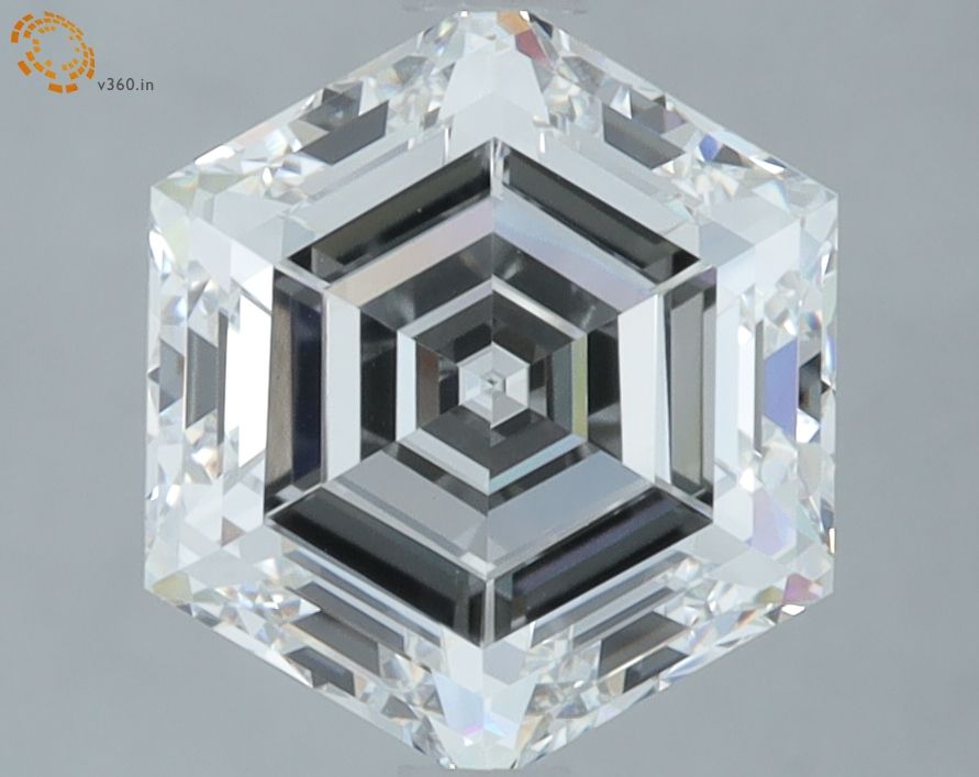 3.08 ct lab-grown Hexagonal Diamond