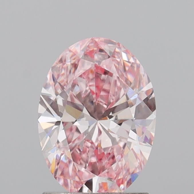 1.57 CT Fancy Intense Pink OVAL