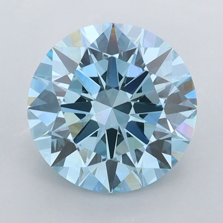 1.5 CT Fancy Vivid Blue ROUND