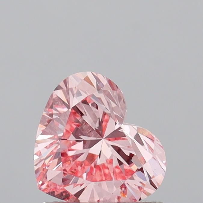 1.02 CT Fancy Intense Pink HEART