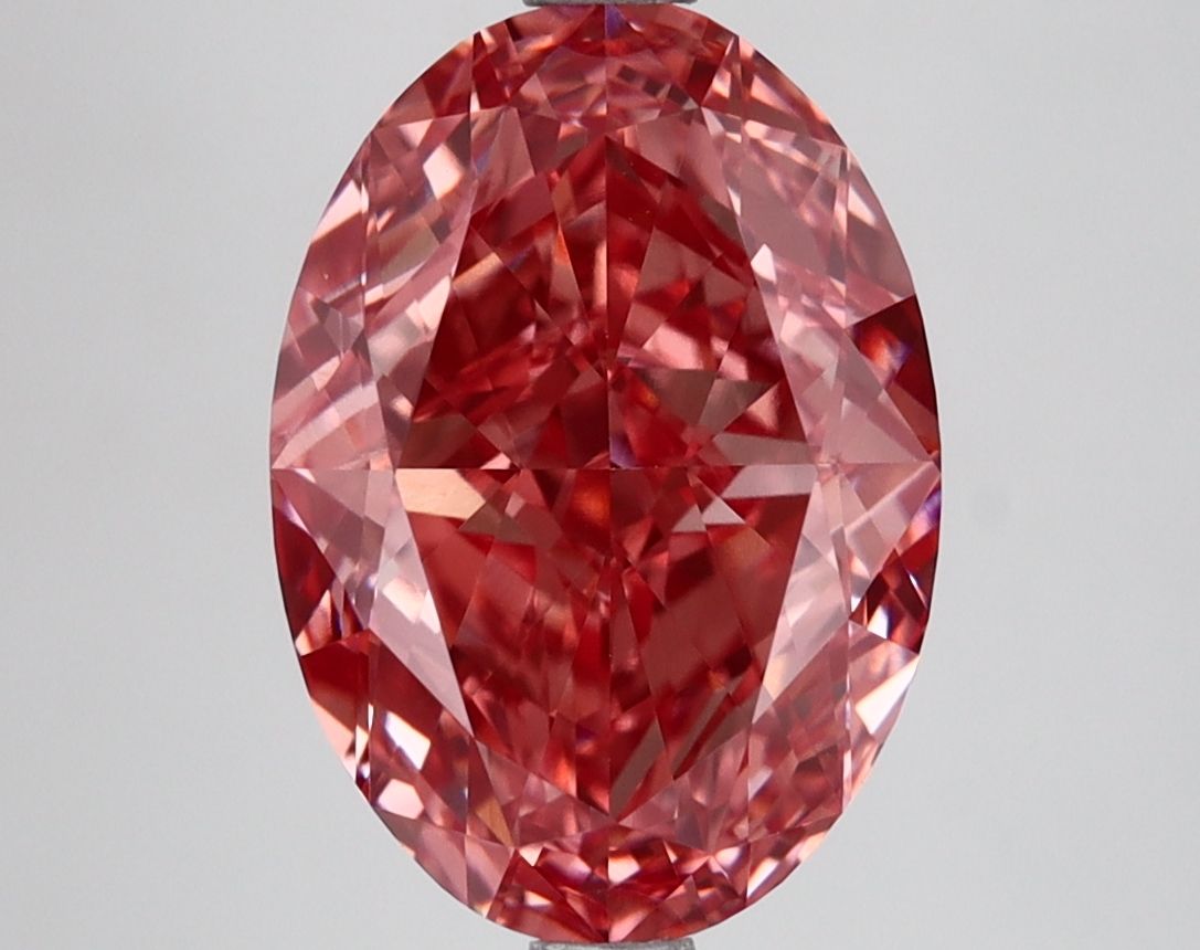 4.28 ct. oval Lab Grown Diamond front image