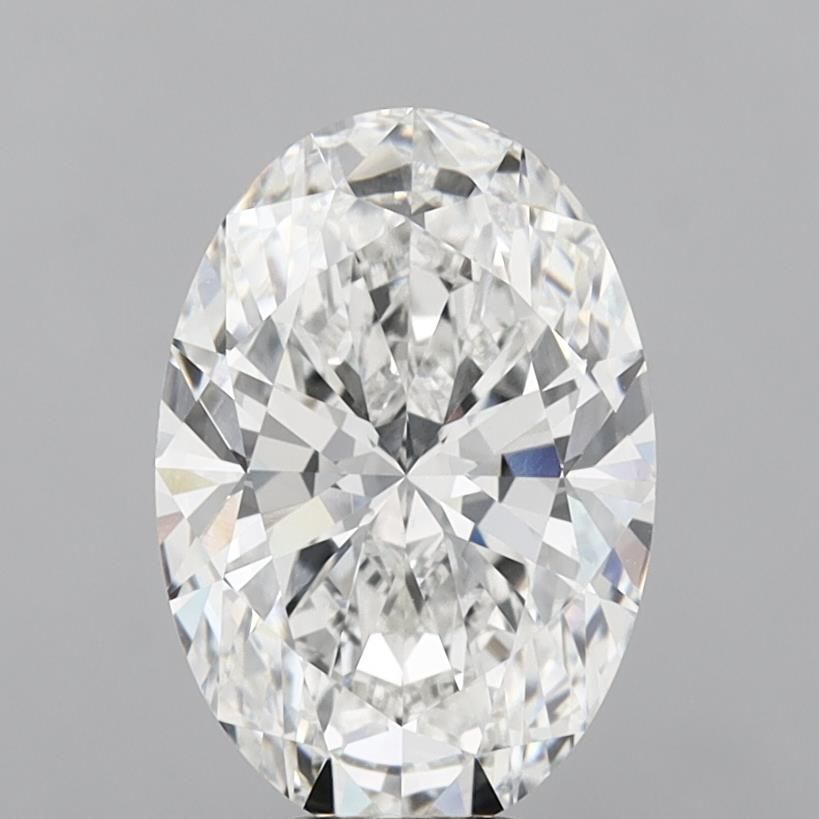 6.52 ct. oval Lab Grown Diamond front image