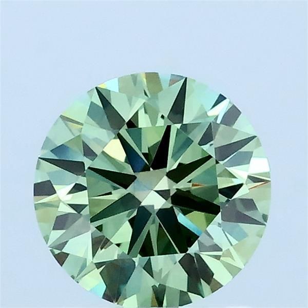 1.03 CT Fancy Vivid Green ROUND
