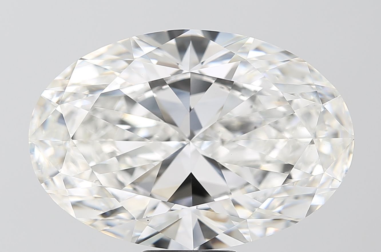 15.09 ct. oval Lab Grown Diamond front image