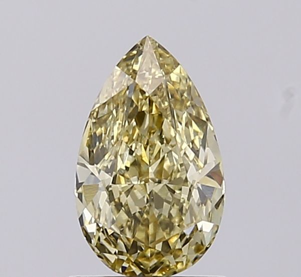 1.0 CT Fancy Yellow PEAR