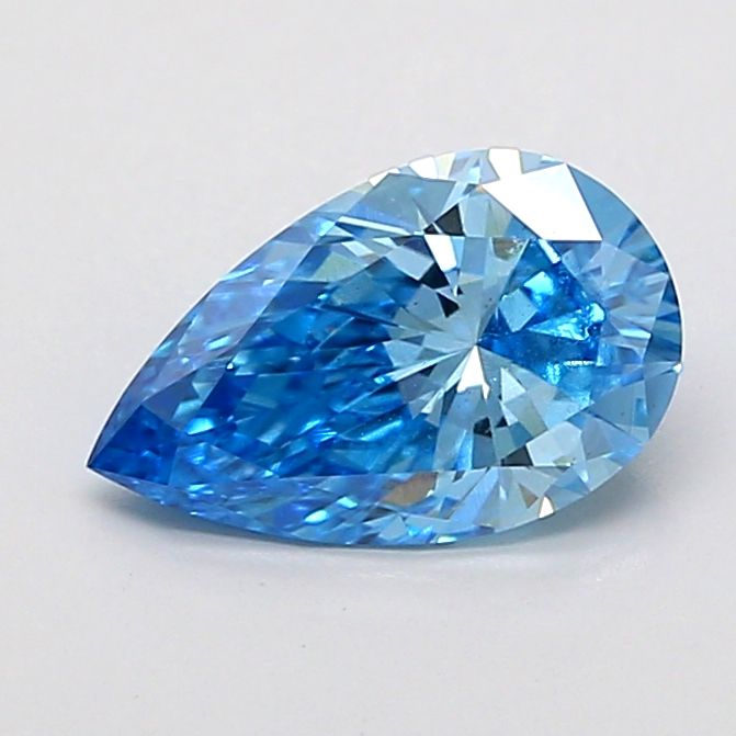 1.02 CT Fancy Intense Blue PEAR