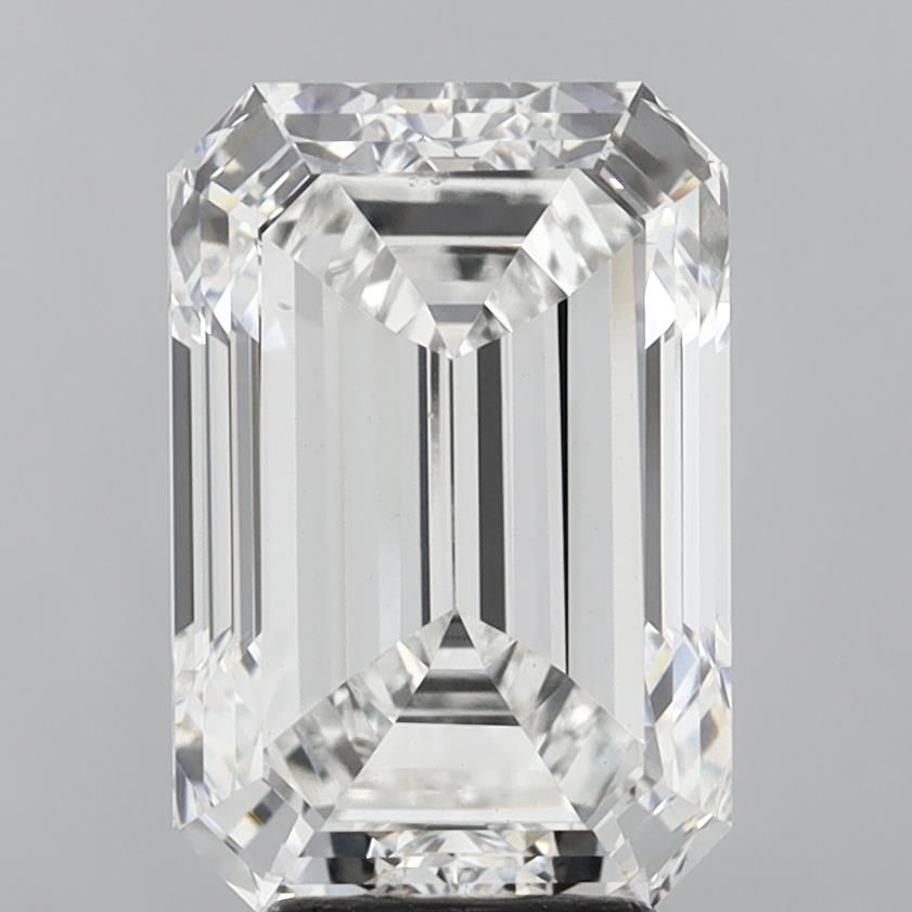 6.05 ct. emerald Lab Grown Diamond front image