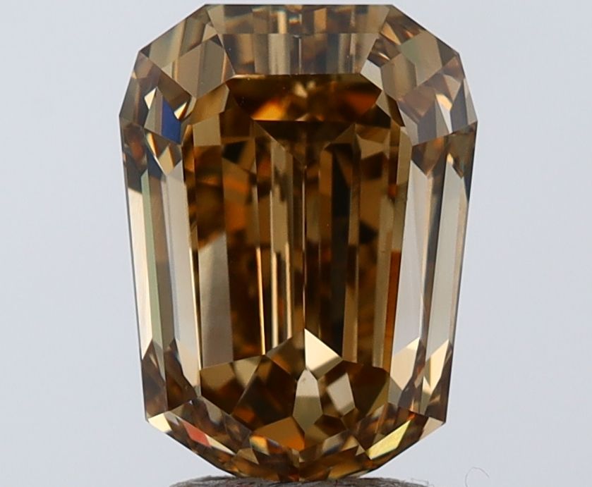 Diament 3.0 ct Fancy Dark Yellowish Brown/VS1