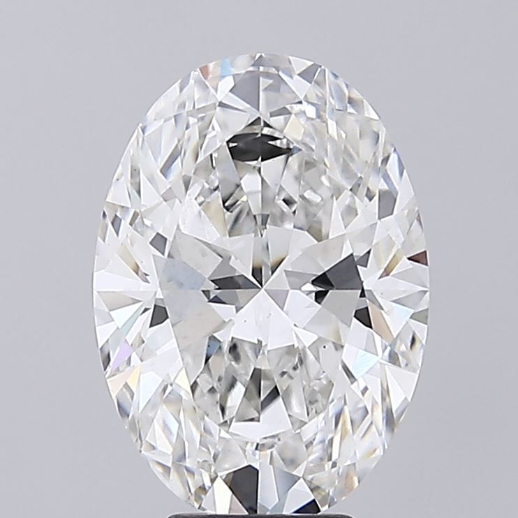 6.08 ct. oval Lab Grown Diamond front image