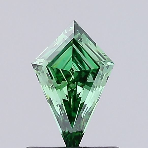 0.52 CT Fancy Vivid Green KITE