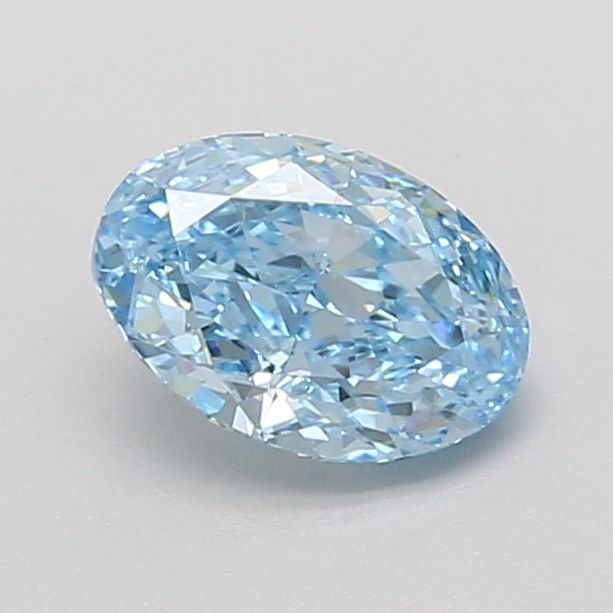 1.09 CT Fancy Vivid Blue OVAL
