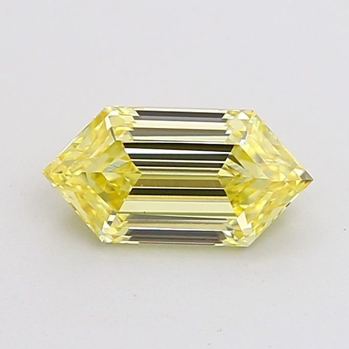 1.02 CT Fancy Yellow HEXAGONAL