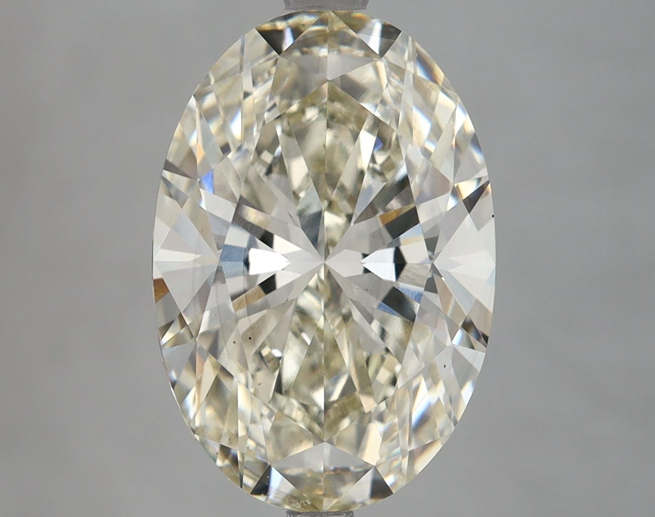 5.24 ct. oval Lab Grown Diamond front image