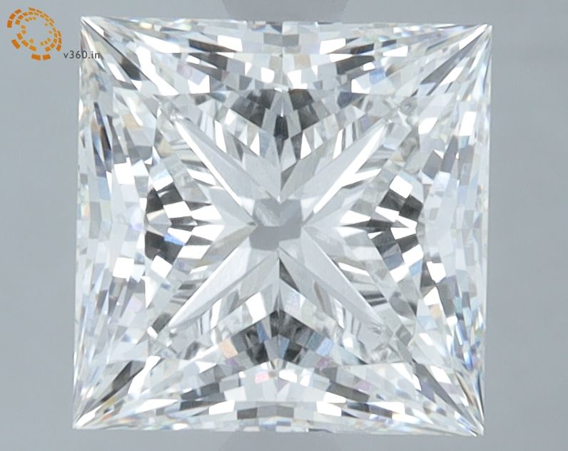 3.07 ct. princess Lab Grown Diamond front image