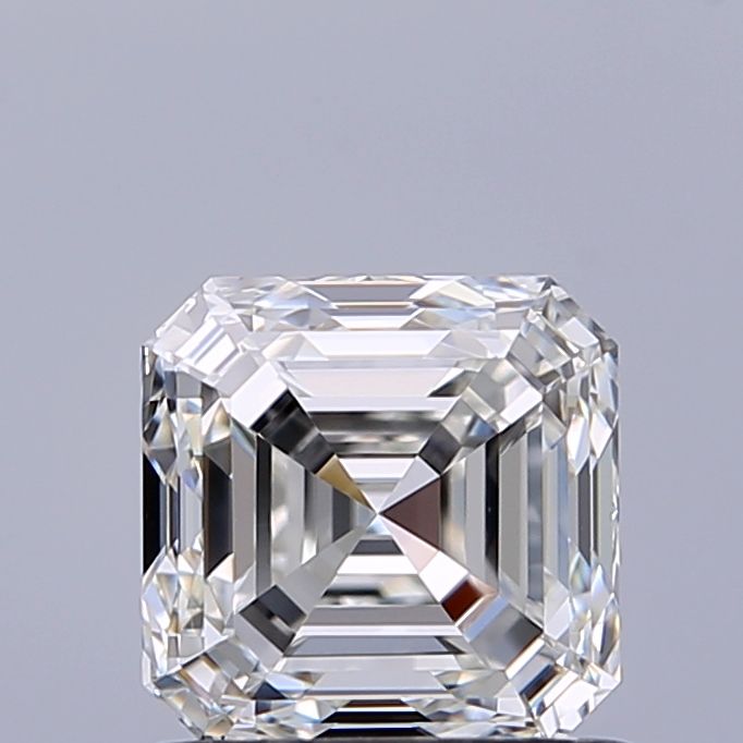 Diamant Asscher 0.90 ct - Couleur H - Pureté VVS1
