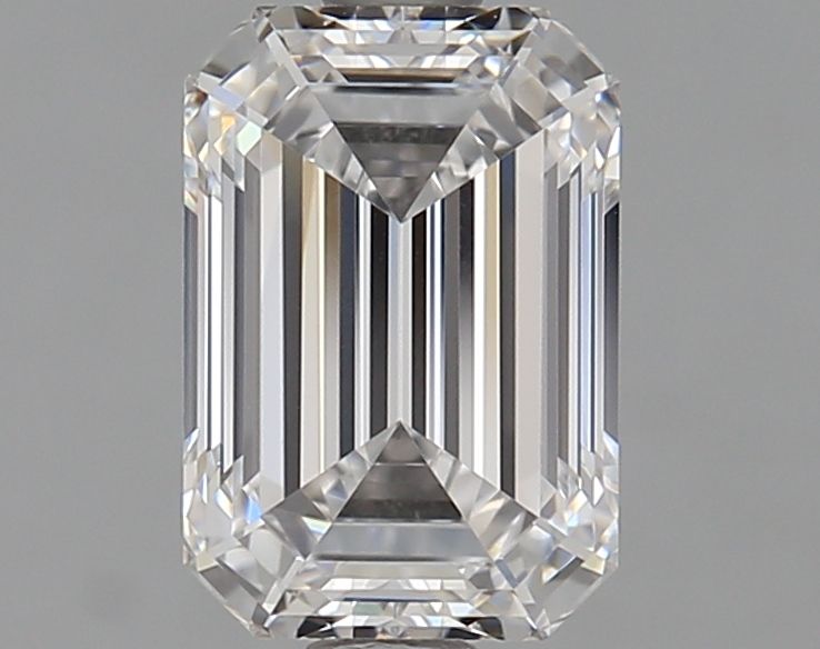 Diamant Émeraude 1.58 ct - Couleur D - Pureté VVS2