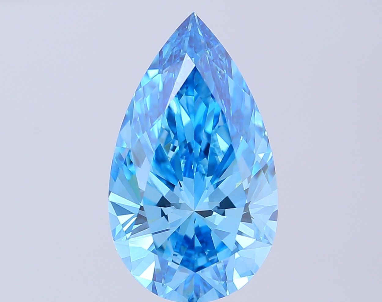 6.06 ct. pear Lab Grown Diamond front image