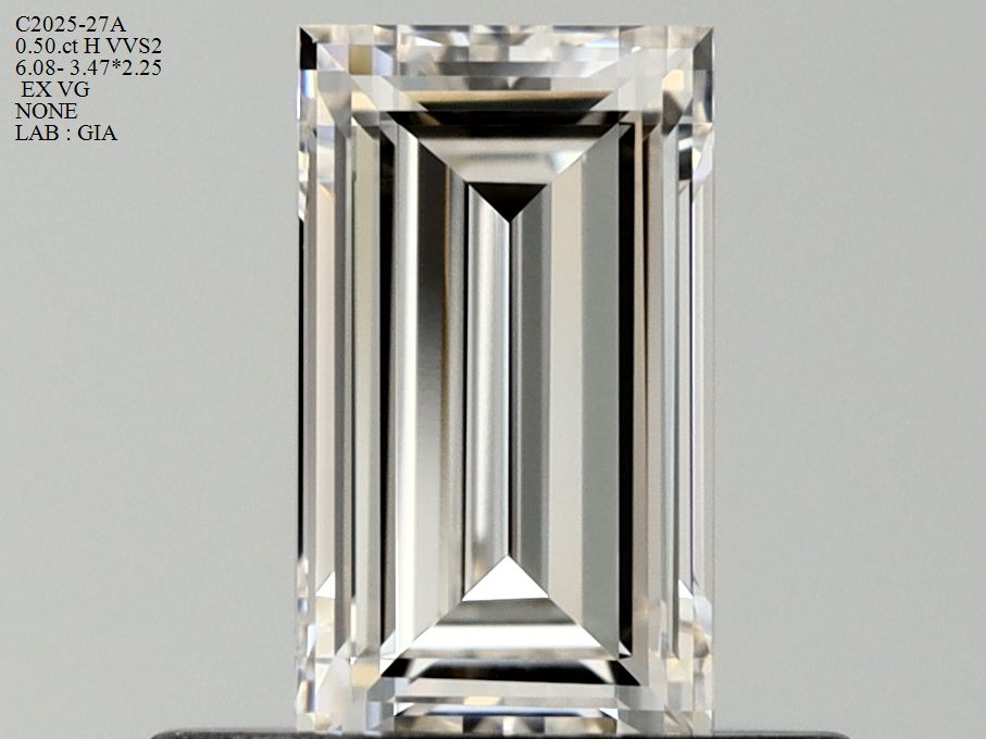 0.5 ct Baguette Diamond